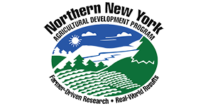 Program logo with farm field landscape.